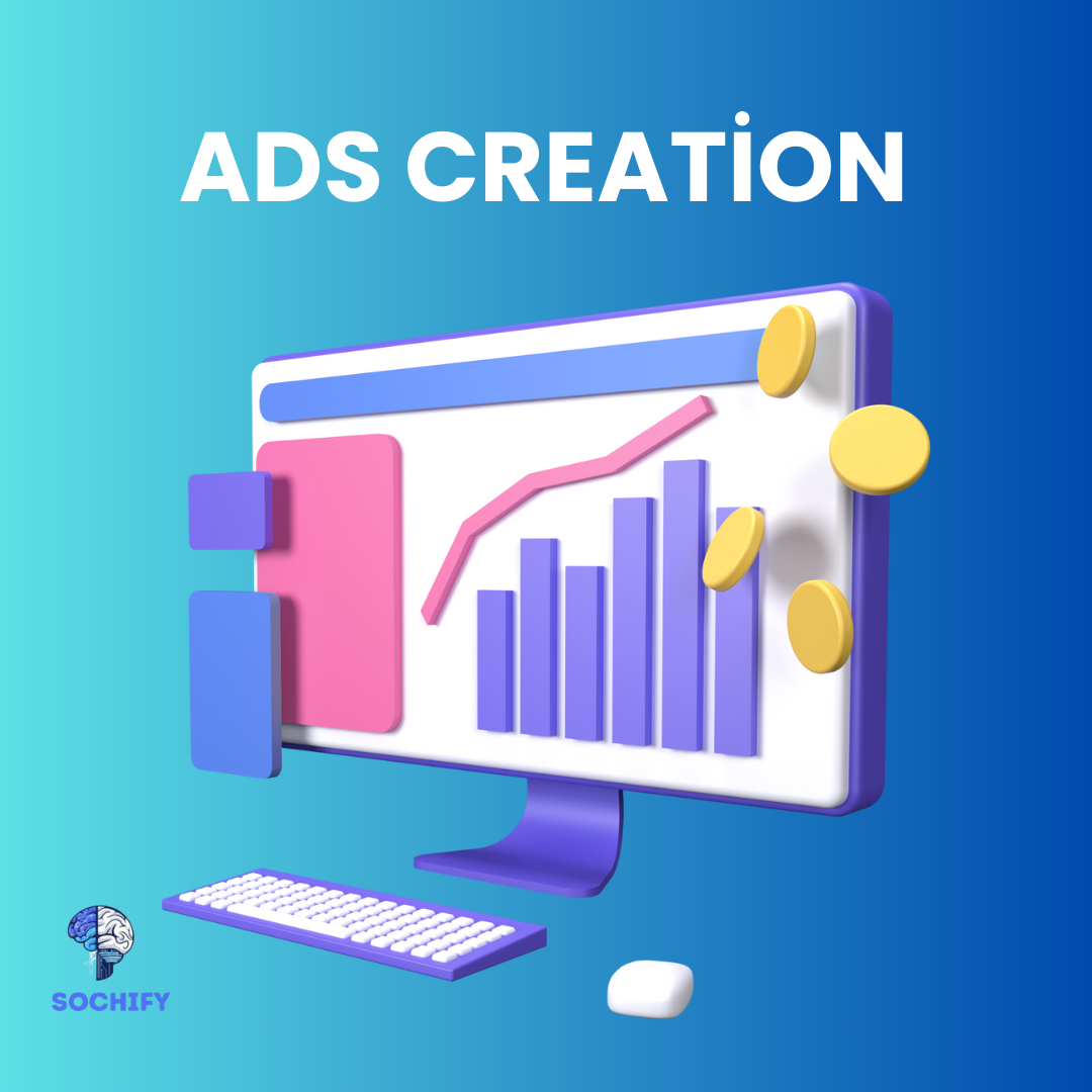 Purple Blue Grow Your Business Instagram Post
